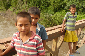 Bridge close to Rio Blanco