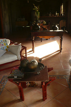 Inside Rafael's hacienda