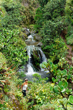 Waterfall in National Park Rincon de la Vieja, Costa Rica