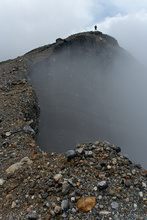 Smoke from the active crater, Volcan Rincon de la Vieja, Costa Rica