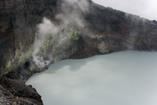 Inside the active crater, National Park Rincon de la Vieja, Costa Rica