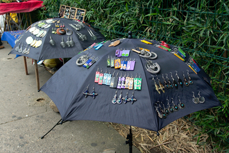 Selling earings, San Jose,  Costa Rica