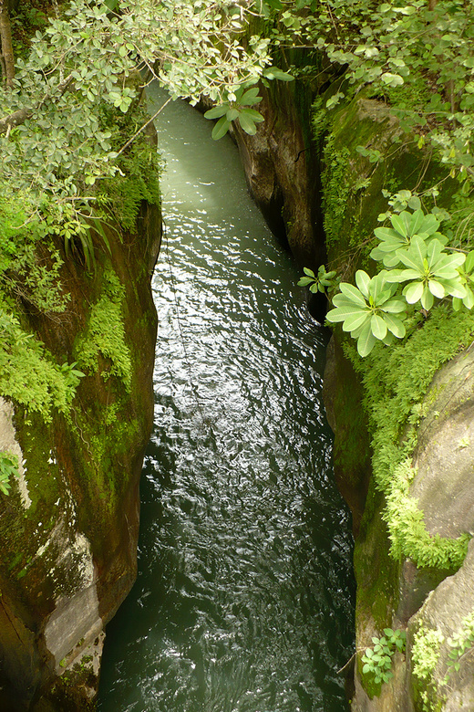 Deep canyon of Rio Colorado, Costa Rica