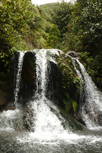 Small waterfall in National Park Rincon de la Vieja, Costa Rica
