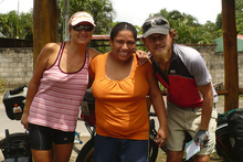 Anais, Dasa and Kybi in Canas Dulces, Costa Rica