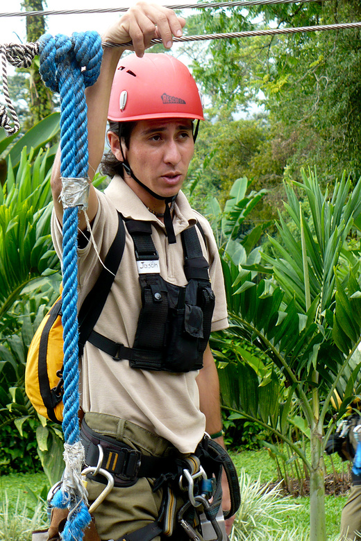 Guide for canopy tour, Costa Rica