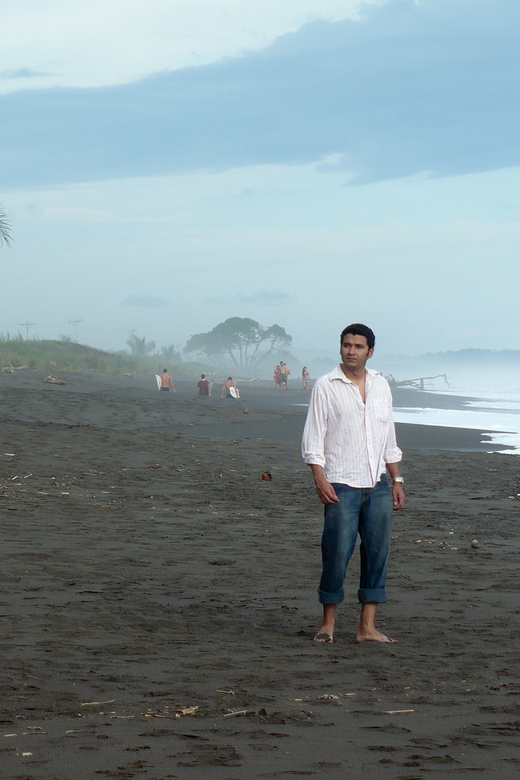 Jorge on the pacific beach, Playa Hermosa, Costa Rica