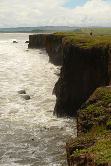 Pacific cliffs, near Jaco, Costa Rica