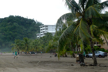 On the beach in Jaco, Costa Rica