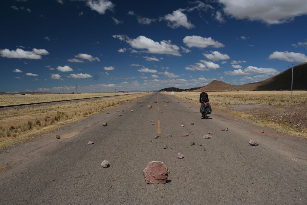 Stones on the Road before Juliaca