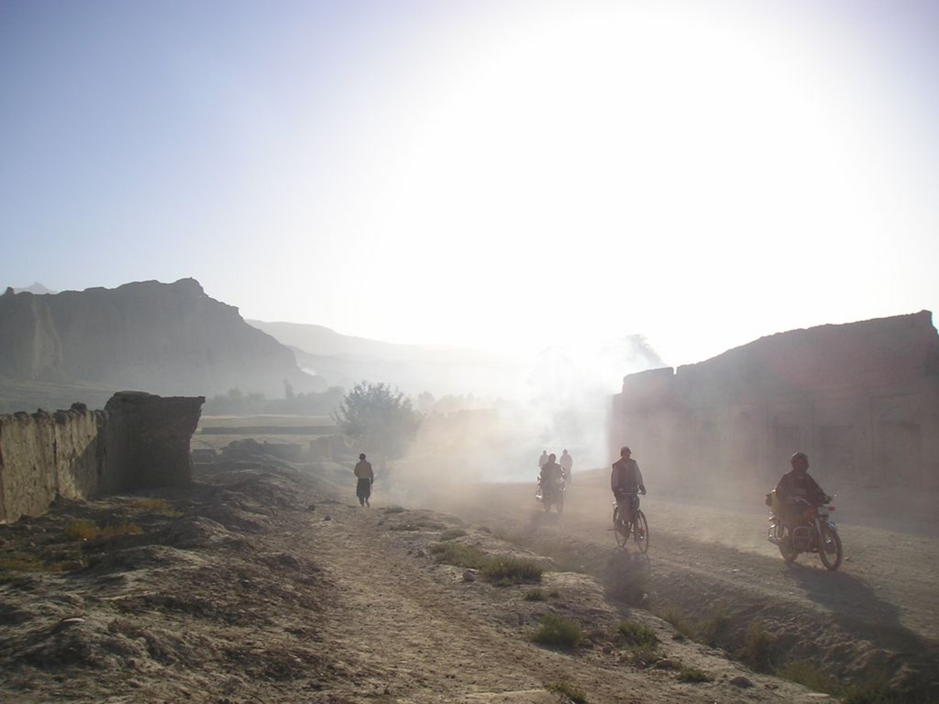 Bamyian in dust